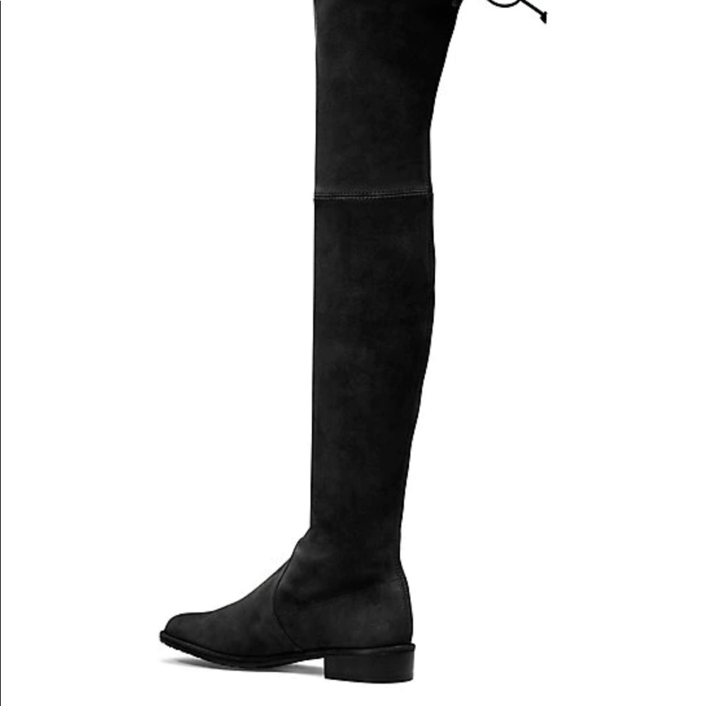 Stuart Weitzman Black Suede Lowland Boot - image 5